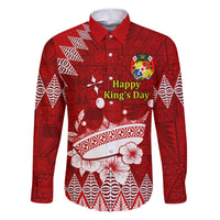 Personalised Tonga King Tupou I Day Family Matching Puletasi Dress and Hawaiian Shirt Tongan Ngatu Pattern With Crown - Wonder Print Shop