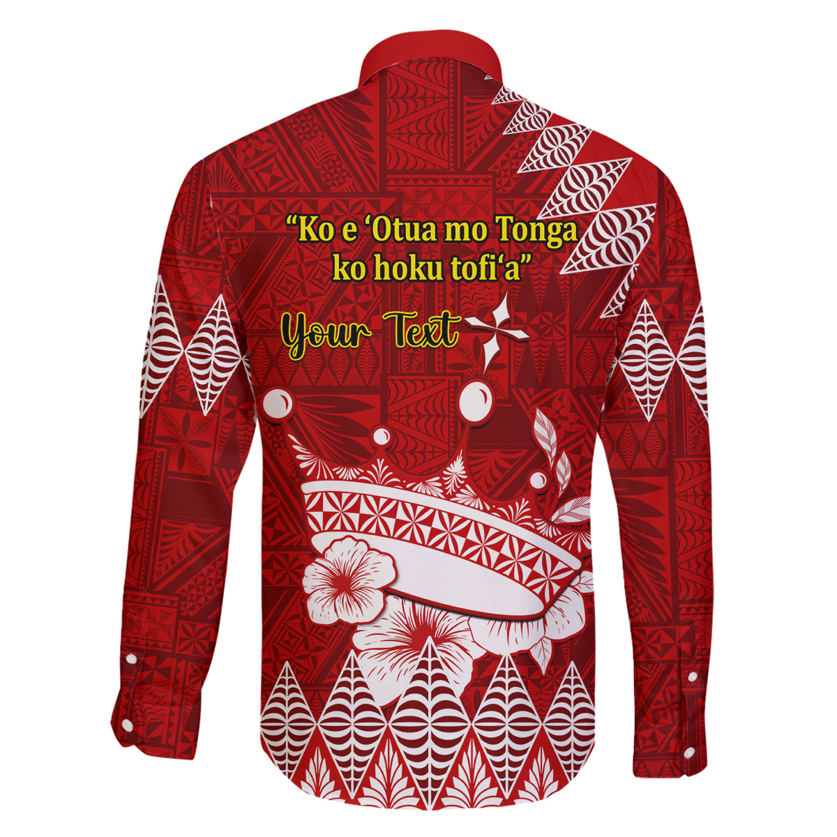 Personalised Tonga King Tupou I Day Family Matching Puletasi Dress and Hawaiian Shirt Tongan Ngatu Pattern With Crown - Wonder Print Shop