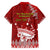 Personalised Tonga King Tupou I Day Family Matching Tank Maxi Dress and Hawaiian Shirt Tongan Ngatu Pattern With Crown - Wonder Print Shop