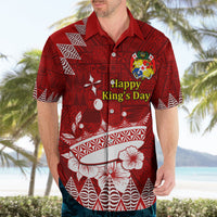 Personalised Tonga King Tupou I Day Hawaiian Shirt Tongan Ngatu Pattern With Crown - Wonder Print Shop