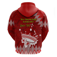 Personalised Tonga King Tupou I Day Hoodie Tongan Ngatu Pattern With Crown - Wonder Print Shop