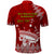 Personalised Tonga King Tupou I Day Polo Shirt Tongan Ngatu Pattern With Crown - Wonder Print Shop
