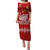 Personalised Tonga King Tupou I Day Puletasi Tongan Ngatu Pattern With Crown - Wonder Print Shop