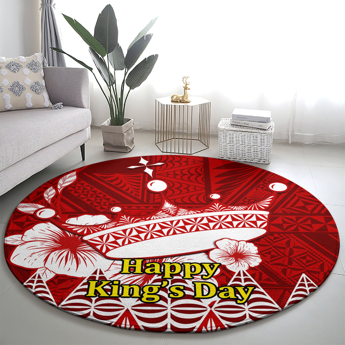 personalised-tonga-king-tupou-i-day-round-carpet-tongan-ngatu-pattern-with-crown