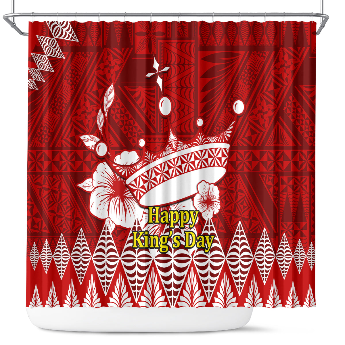 personalised-tonga-king-tupou-i-day-shower-curtain-tongan-ngatu-pattern-with-crown