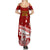Personalised Tonga King Tupou I Day Summer Maxi Dress Tongan Ngatu Pattern With Crown - Wonder Print Shop