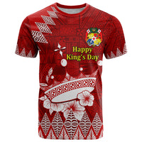 Personalised Tonga King Tupou I Day T Shirt Tongan Ngatu Pattern With Crown - Wonder Print Shop