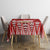Personalised Tonga King Tupou I Day Tablecloth Tongan Ngatu Pattern With Crown - Wonder Print Shop