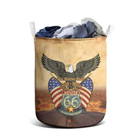 Route 66 Highway United States Laundry Basket Mother Road Happy 100th Anniversary Proud - Wonder Print Shop