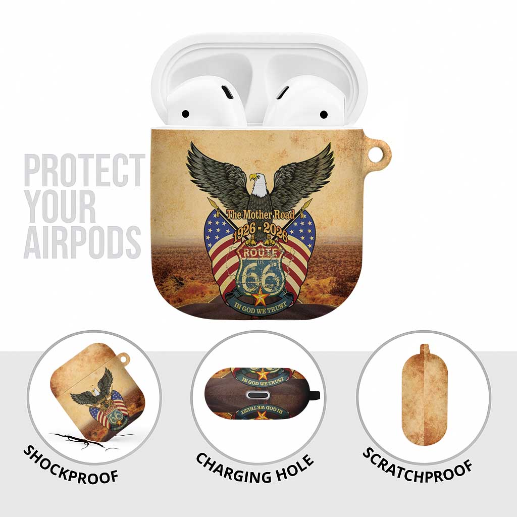 Route 66 Highway United States AirPods Case Mother Road Happy 100th Anniversary Proud - Wonder Print Shop