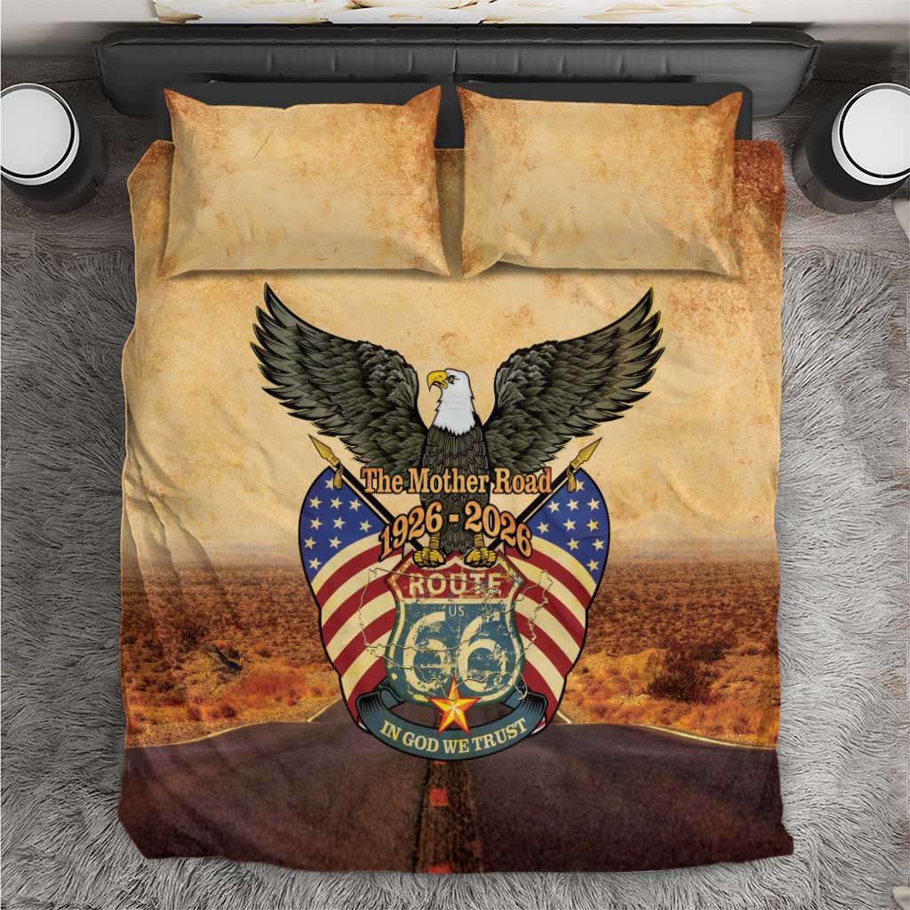 Route 66 Highway United States Bedding Set Mother Road Happy 100th Anniversary Proud - Wonder Print Shop