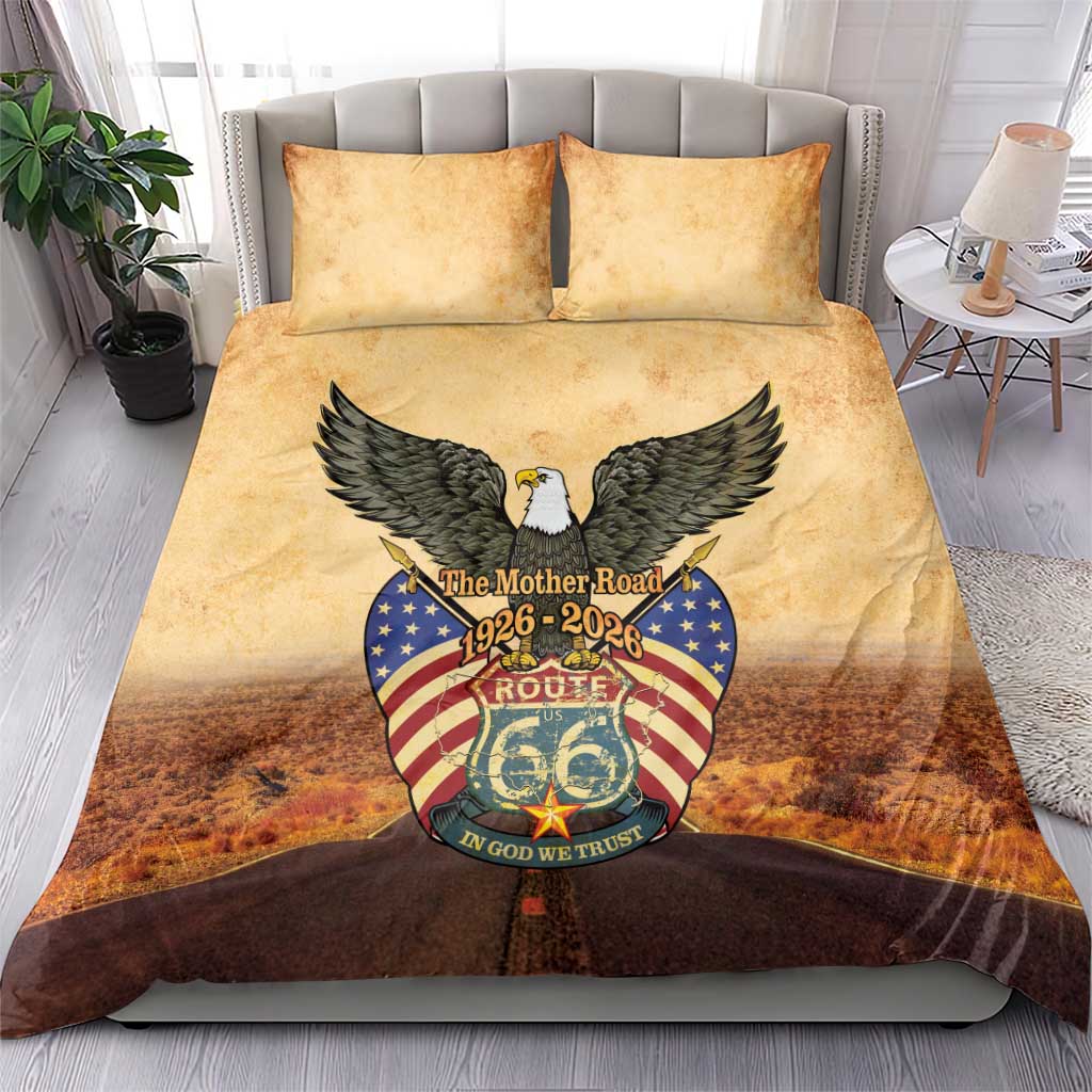 Route 66 Highway United States Bedding Set Mother Road Happy 100th Anniversary Proud - Wonder Print Shop