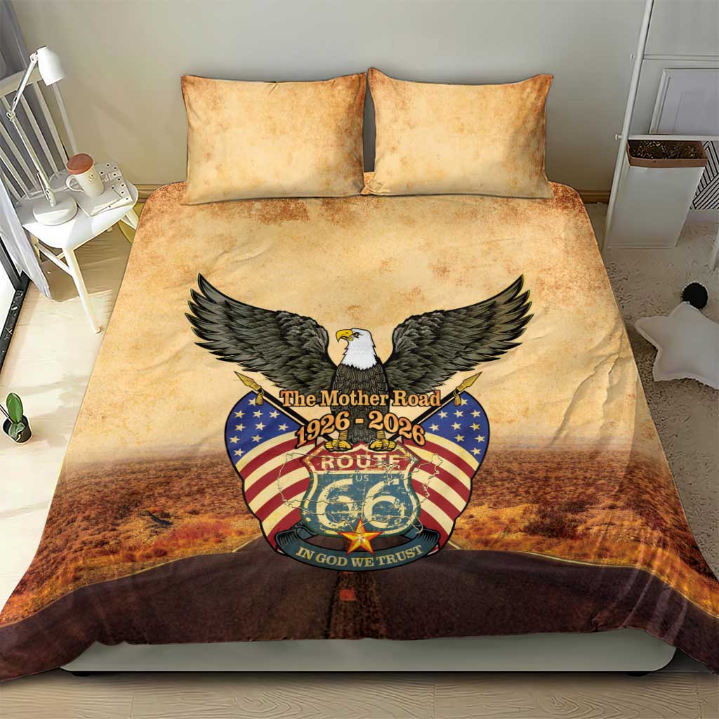 Route 66 Highway United States Bedding Set Mother Road Happy 100th Anniversary Proud - Wonder Print Shop