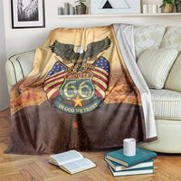 Route 66 Highway United States Blanket Mother Road Happy 100th Anniversary Proud - Wonder Print Shop