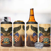 Route 66 Highway United States 4 in 1 Can Cooler Tumbler Mother Road Happy 100th Anniversary Proud - Wonder Print Shop