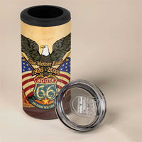 Route 66 Highway United States 4 in 1 Can Cooler Tumbler Mother Road Happy 100th Anniversary Proud - Wonder Print Shop