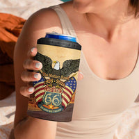 Route 66 Highway United States 4 in 1 Can Cooler Tumbler Mother Road Happy 100th Anniversary Proud - Wonder Print Shop