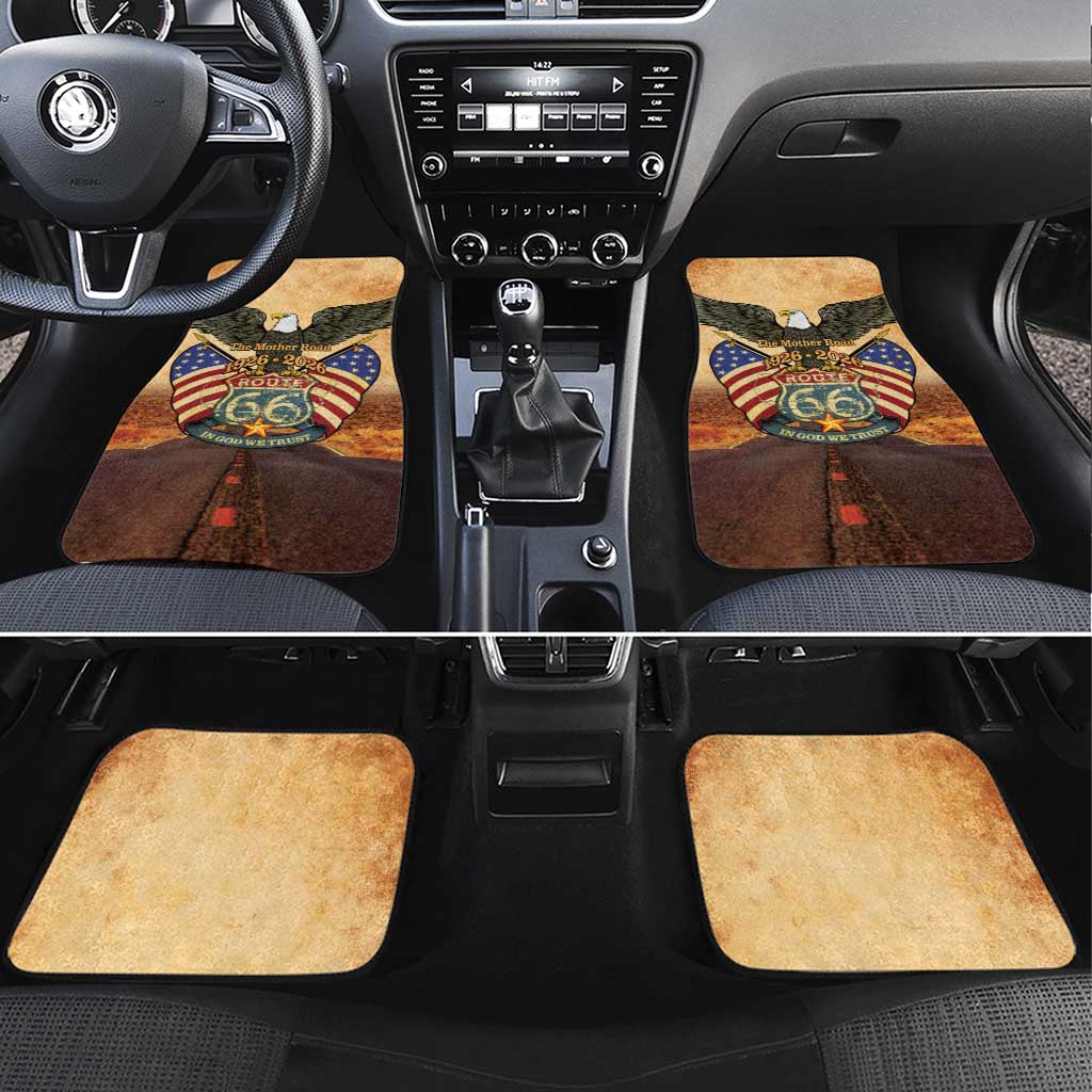 Route 66 Highway United States Car Mats Mother Road Happy 100th Anniversary Proud - Wonder Print Shop