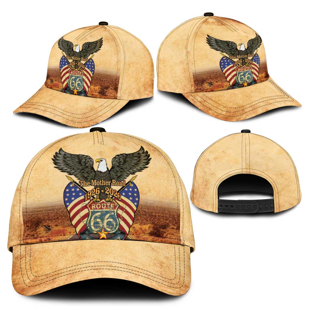 Route 66 Highway United States Classic Cap Mother Road Happy 100th Anniversary Proud - Wonder Print Shop