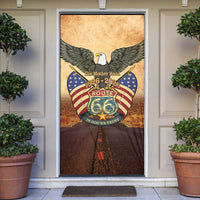 Route 66 Highway United States Door Cover Mother Road Happy 100th Anniversary Proud - Wonder Print Shop