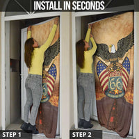 Route 66 Highway United States Door Cover Mother Road Happy 100th Anniversary Proud - Wonder Print Shop