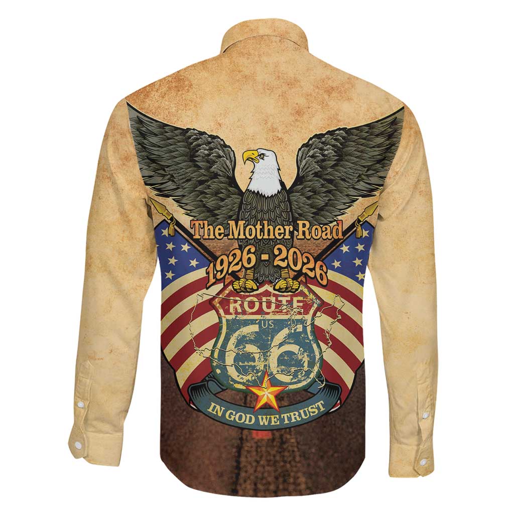 Route 66 Highway United States Family Matching Mermaid Dress and Hawaiian Shirt Mother Road Happy 100th Anniversary Proud - Wonder Print Shop