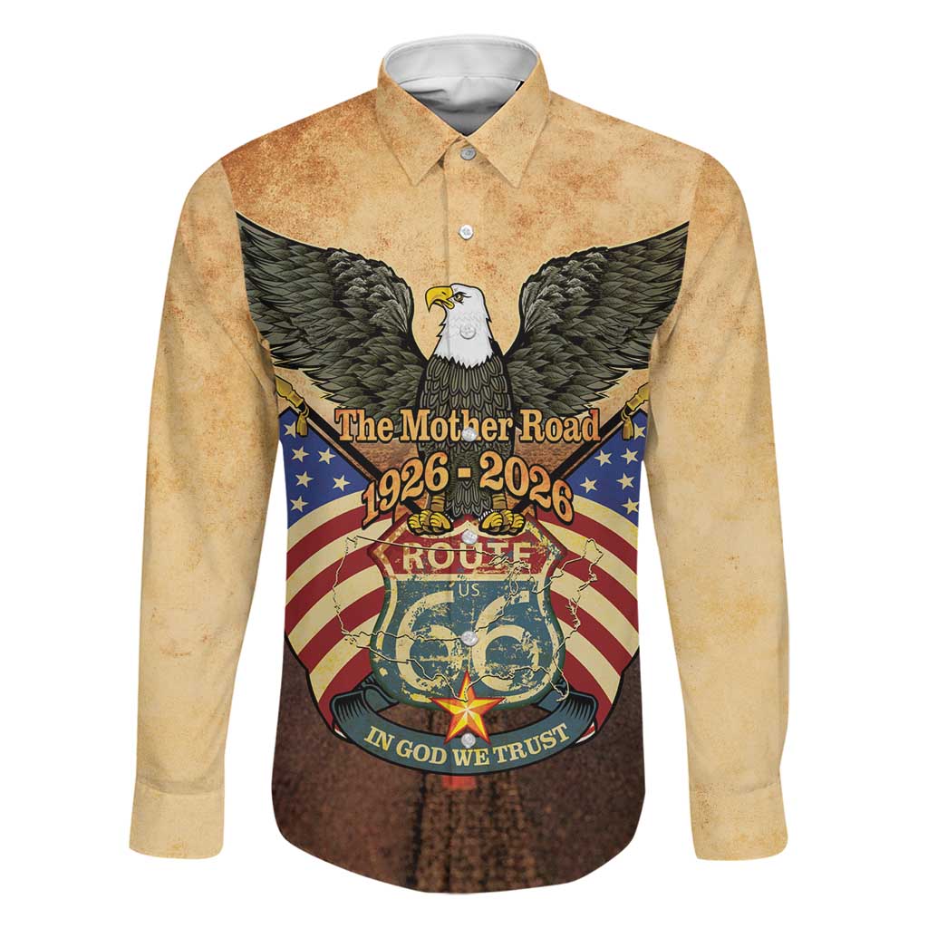 Route 66 Highway United States Family Matching Puletasi and Hawaiian Shirt Mother Road Happy 100th Anniversary Proud - Wonder Print Shop