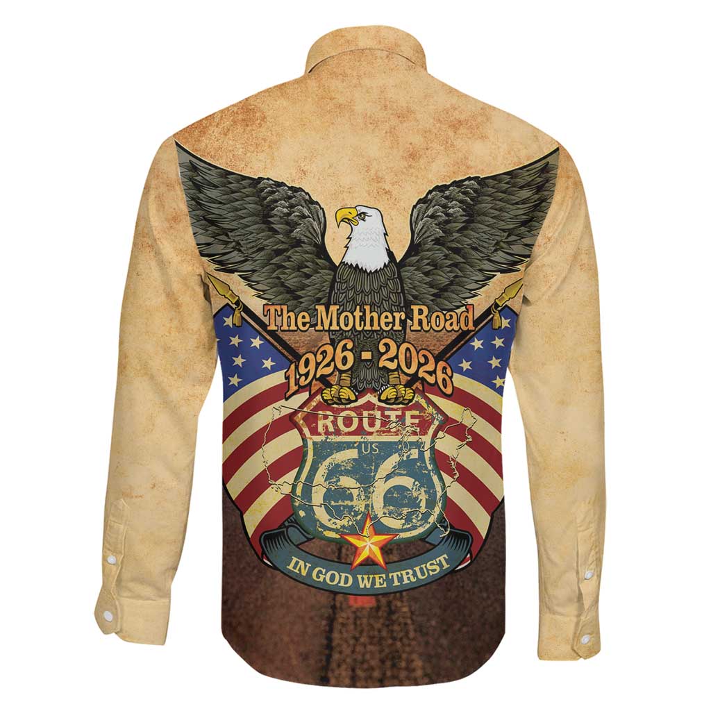 Route 66 Highway United States Family Matching Puletasi and Hawaiian Shirt Mother Road Happy 100th Anniversary Proud - Wonder Print Shop