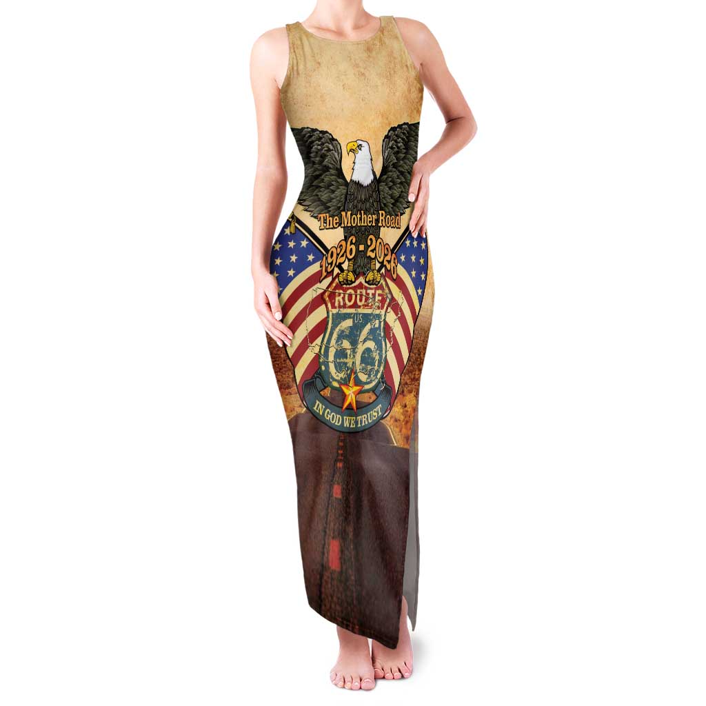 Route 66 Highway United States Family Matching Tank Maxi Dress and Hawaiian Shirt Mother Road Happy 100th Anniversary Proud - Wonder Print Shop