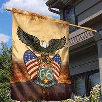 Route 66 Highway United States Garden Flag Mother Road Happy 100th Anniversary Proud - Wonder Print Shop