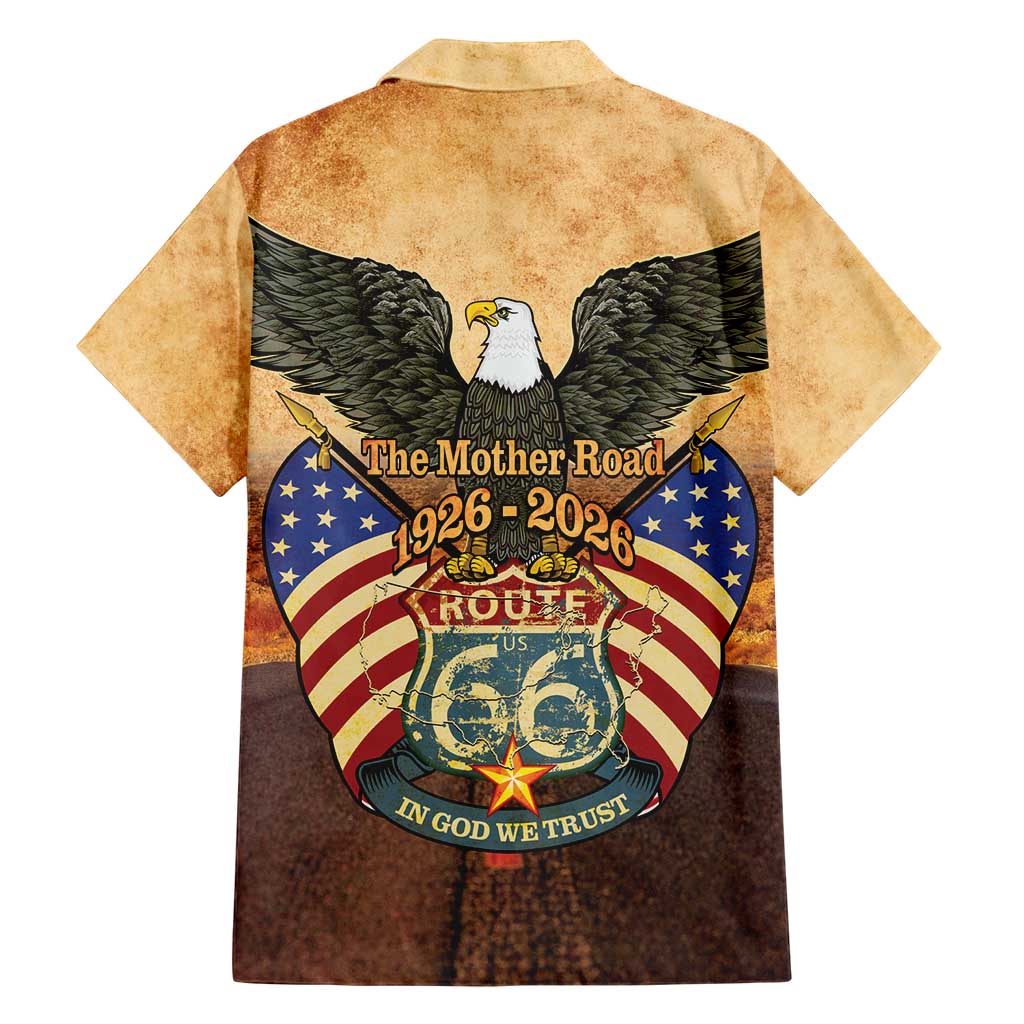 Route 66 Highway United States Hawaiian Shirt Mother Road Happy 100th Anniversary Proud - Wonder Print Shop