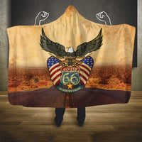 Route 66 Highway United States Hooded Blanket Mother Road Happy 100th Anniversary Proud - Wonder Print Shop