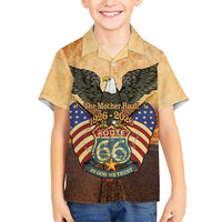 Route 66 Highway United States Kid Hawaiian Shirt Mother Road Happy 100th Anniversary Proud - Wonder Print Shop