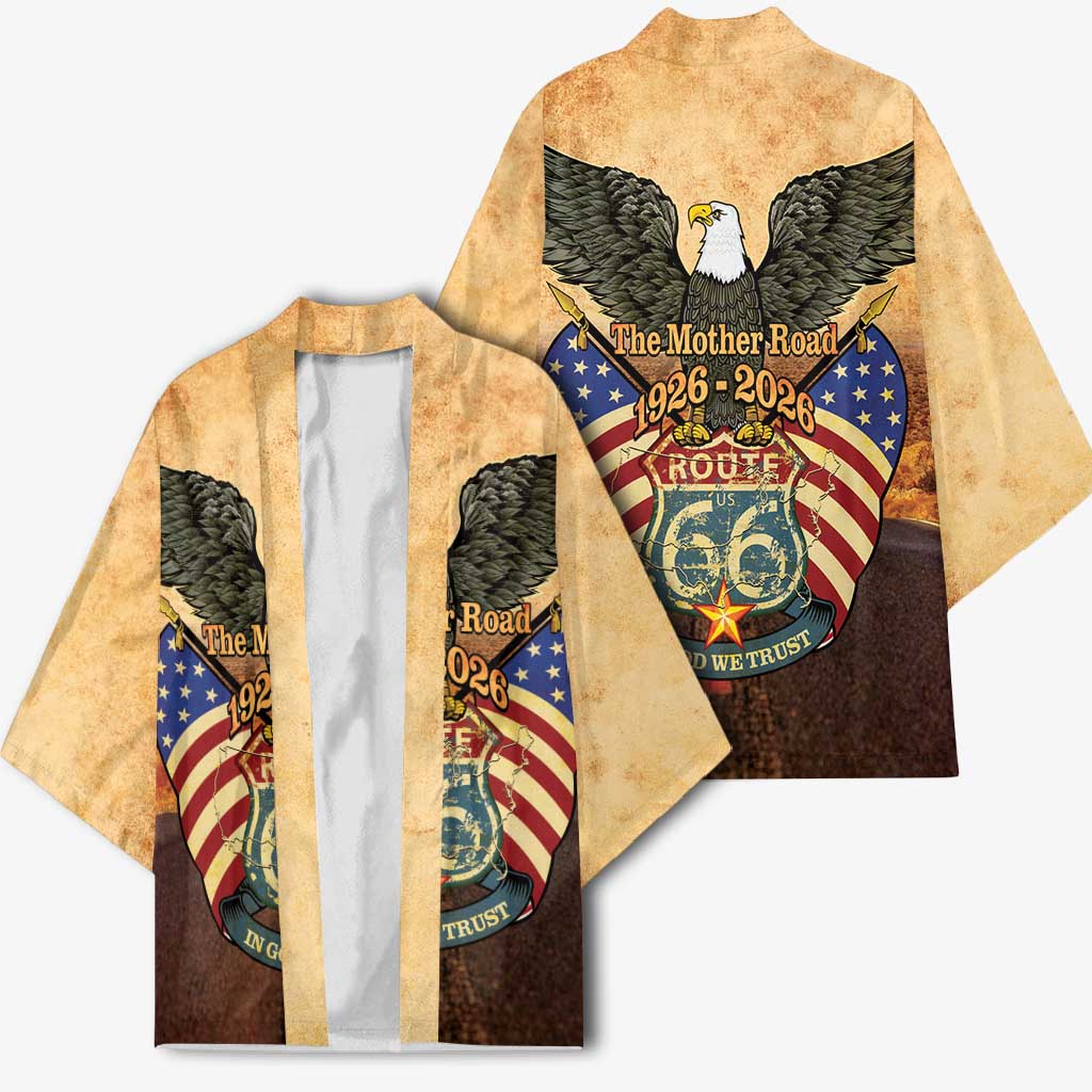Route 66 Highway United States Kimono Mother Road Happy 100th Anniversary Proud - Wonder Print Shop