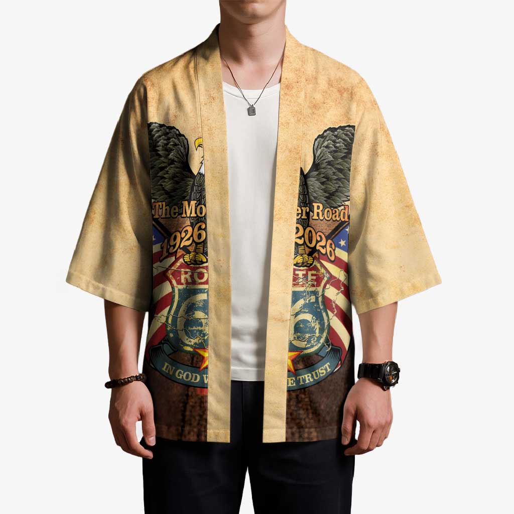 Route 66 Highway United States Kimono Mother Road Happy 100th Anniversary Proud - Wonder Print Shop
