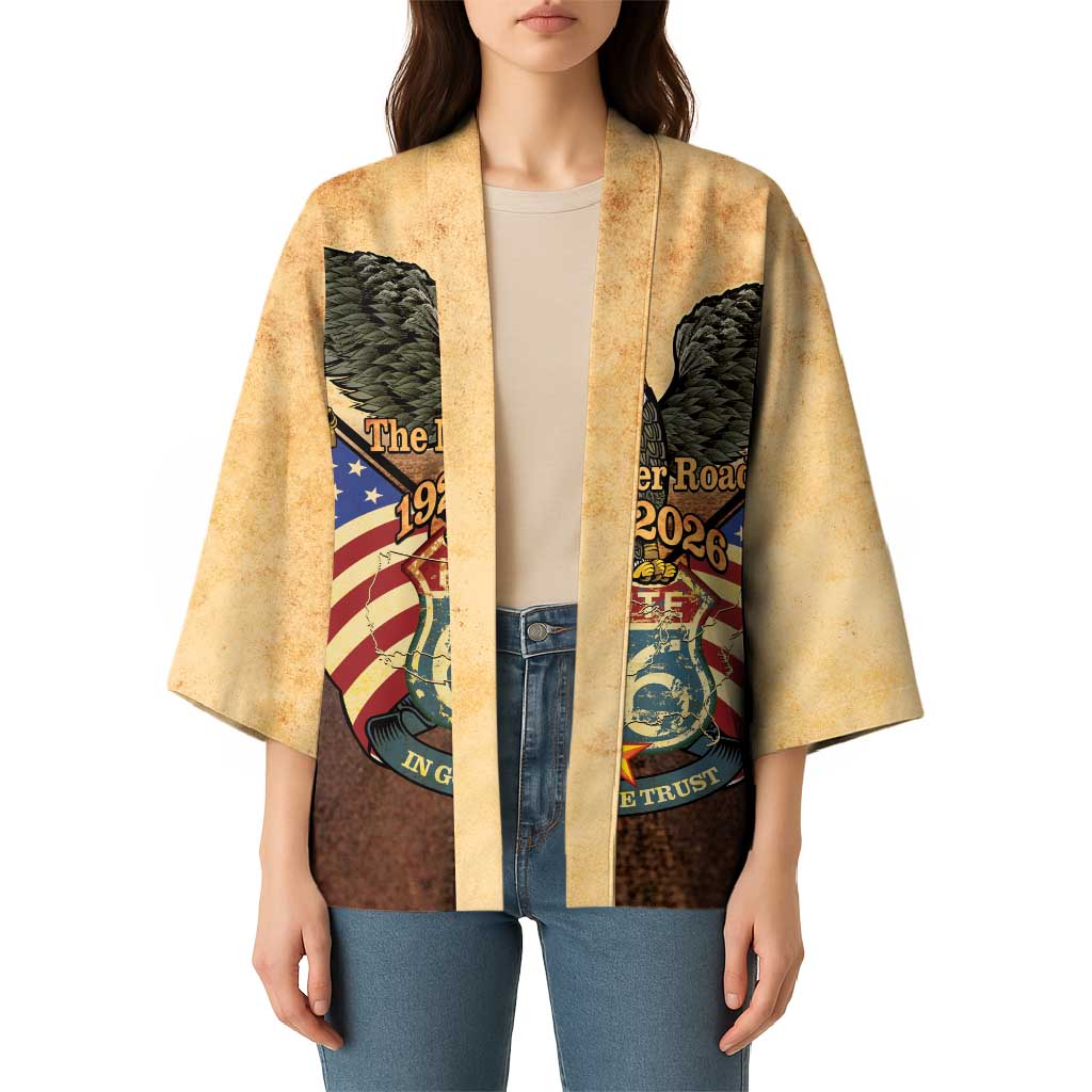 Route 66 Highway United States Kimono Mother Road Happy 100th Anniversary Proud - Wonder Print Shop