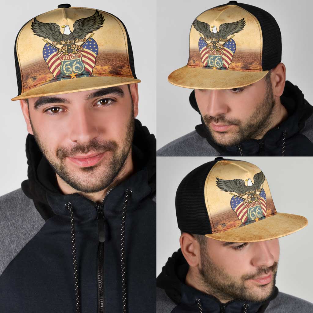 Route 66 Highway United States Mesh Trucker Cap Mother Road Happy 100th Anniversary Proud - Wonder Print Shop