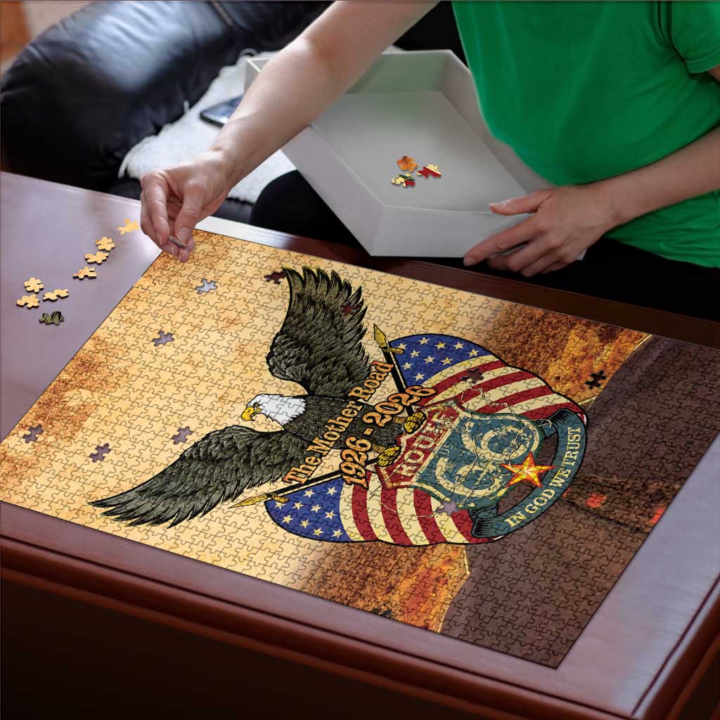 Route 66 Highway United States Puzzle Mother Road Happy 100th Anniversary Proud - Wonder Print Shop
