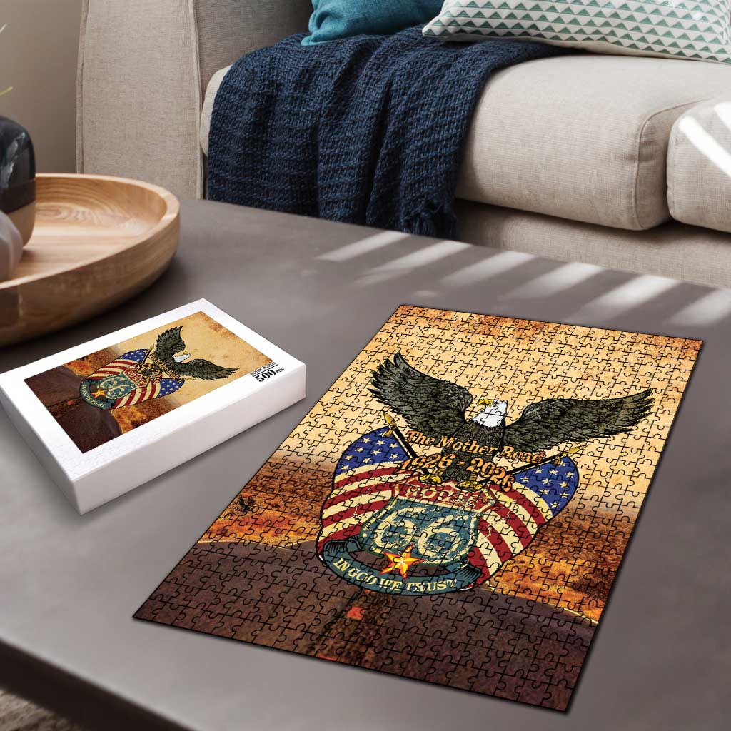 Route 66 Highway United States Puzzle Mother Road Happy 100th Anniversary Proud - Wonder Print Shop