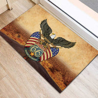 Route 66 Highway United States Rubber Doormat Mother Road Happy 100th Anniversary Proud - Wonder Print Shop