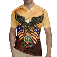 Route 66 Highway United States Rugby Jersey Mother Road Happy 100th Anniversary Proud - Wonder Print Shop