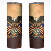 Route 66 Highway United States Skinny Tumbler Mother Road Happy 100th Anniversary Proud - Wonder Print Shop