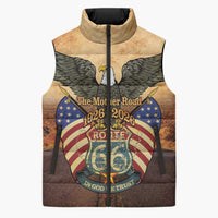 Route 66 Highway United States Sleeveless Puffer Jacket Mother Road Happy 100th Anniversary Proud - Wonder Print Shop