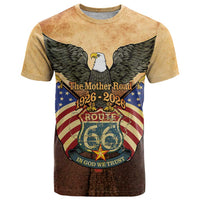 Route 66 Highway United States T Shirt Mother Road Happy 100th Anniversary Proud - Wonder Print Shop