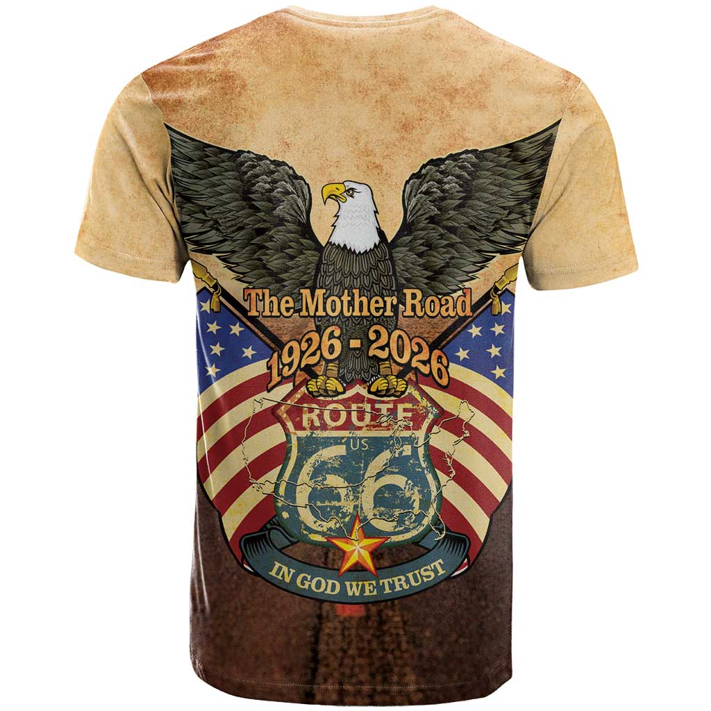 Route 66 Highway United States T Shirt Mother Road Happy 100th Anniversary Proud - Wonder Print Shop