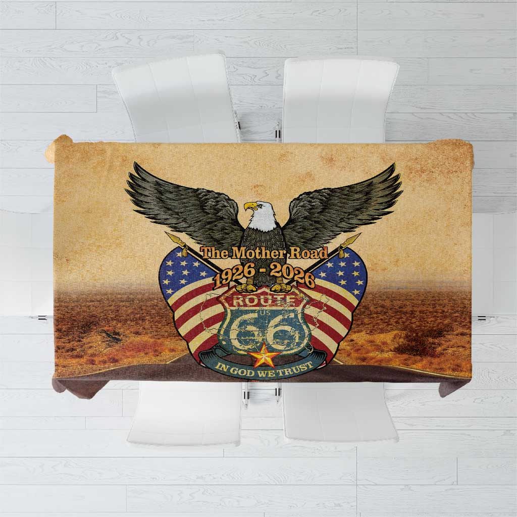 Route 66 Highway United States Tablecloth Mother Road Happy 100th Anniversary Proud - Wonder Print Shop