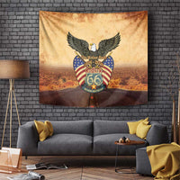 Route 66 Highway United States Tapestry Mother Road Happy 100th Anniversary Proud - Wonder Print Shop
