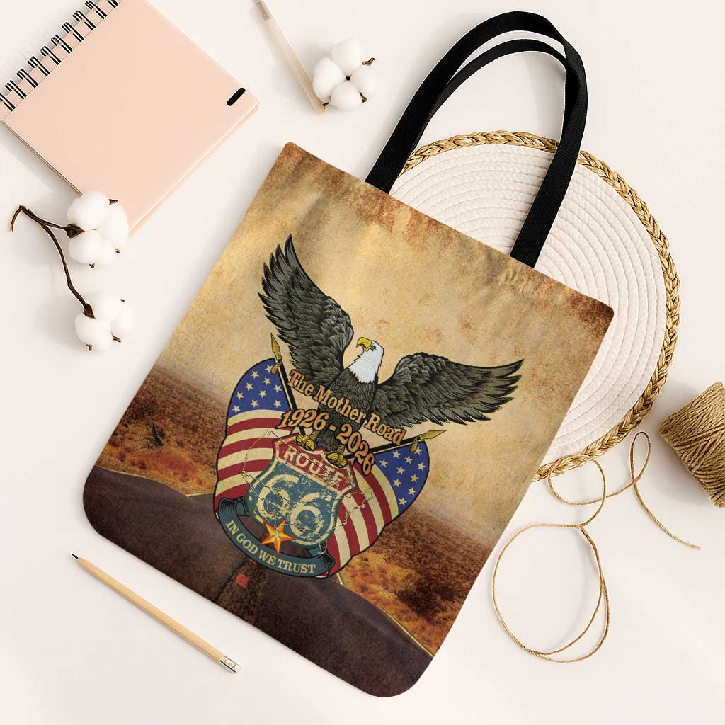 Route 66 Highway United States Tote Bag Mother Road Happy 100th Anniversary Proud - Wonder Print Shop