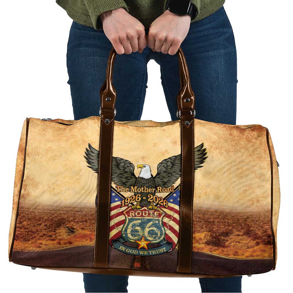 Route 66 Highway United States Travel Bag Mother Road Happy 100th Anniversary Proud - Wonder Print Shop