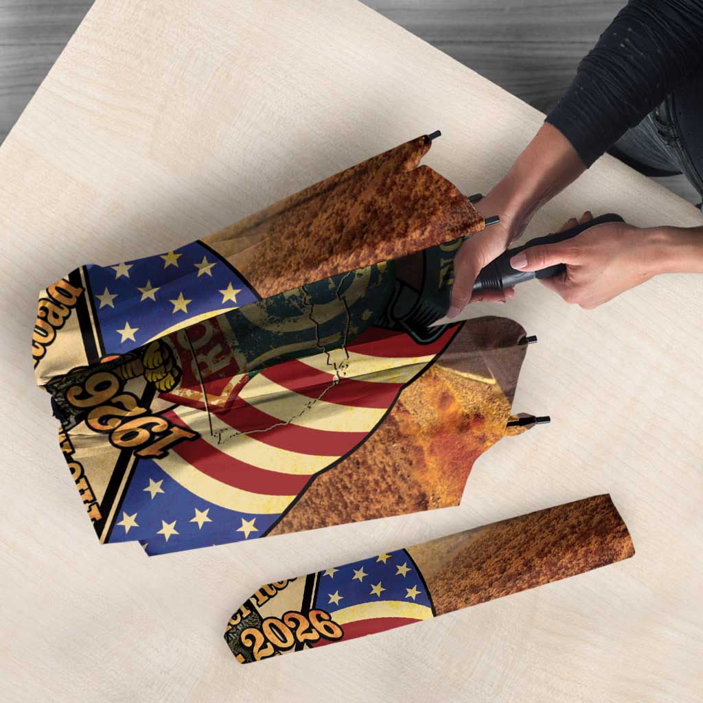 Route 66 Highway United States Umbrella Mother Road Happy 100th Anniversary Proud - Wonder Print Shop